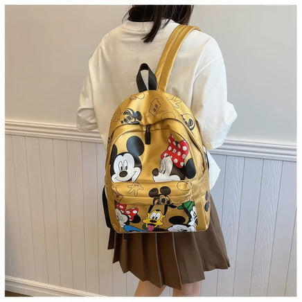 Minnie Backpack - PU Backpack Luxury Schoolbag Girls and Boys Cute Shoulder Bag - Lusy Store LLC