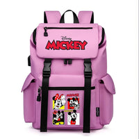 Minnie Backpack - School Bag USB Charging Large Capacity Bookbags Waterproof Laptop Travel Backpack - Lusy Store LLC