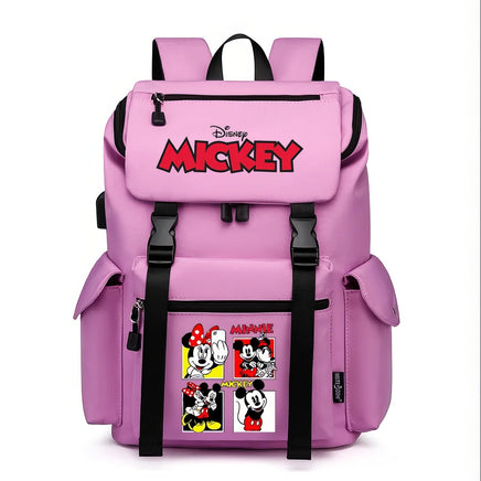 Minnie Backpack - School Bag USB Charging Large Capacity Bookbags Waterproof Laptop Travel Backpack - Lusy Store LLC