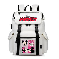 Minnie Backpack - School Bag USB Charging Large Capacity Bookbags Waterproof Laptop Travel Backpack - Lusy Store LLC