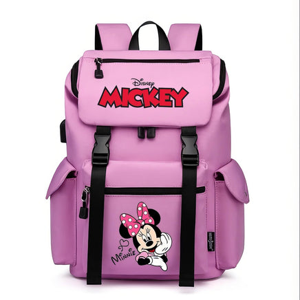 Minnie Backpack - School Bag USB Charging Large Capacity Bookbags Waterproof Laptop Travel Backpack - Lusy Store LLC