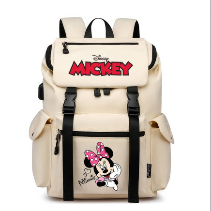 Minnie Backpack - School Bag USB Charging Large Capacity Bookbags Waterproof Laptop Travel Backpack - Lusy Store LLC