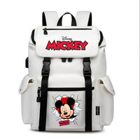 Minnie Backpack - School Bag USB Charging Large Capacity Bookbags Waterproof Laptop Travel Backpack - Lusy Store LLC