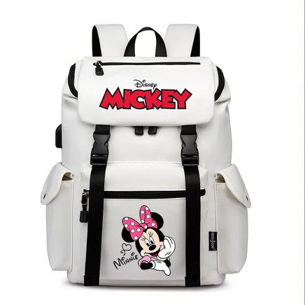 Minnie Backpack - School Bag USB Charging Large Capacity Bookbags Waterproof Laptop Travel Backpack - Lusy Store LLC