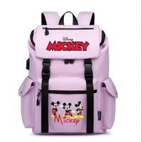 Minnie Backpack - School Bag USB Charging Large Capacity Bookbags Waterproof Laptop Travel Backpack - Lusy Store LLC