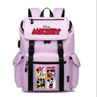 Minnie Backpack - School Bag USB Charging Large Capacity Bookbags Waterproof Laptop Travel Backpack - Lusy Store LLC