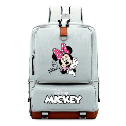 Minnie Backpack - School Book Travel Daily Shoulder Large Bookbag - Lusy Store LLC