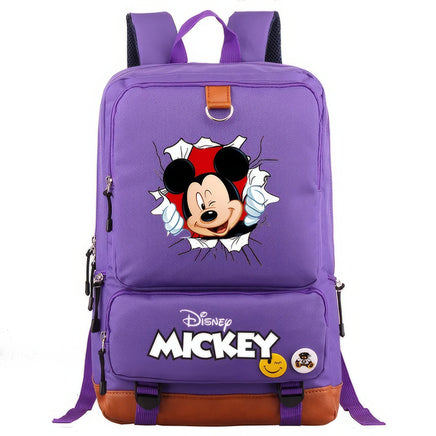 Minnie Backpack - School Book Travel Daily Shoulder Large Bookbag - Lusy Store LLC