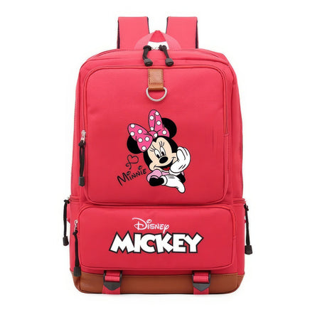 Minnie Backpack - School Book Travel Daily Shoulder Large Bookbag - Lusy Store LLC