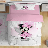 Minnie Mouse Duvet Cover Set For Girls Room - Lusy Store LLC