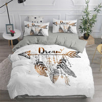 Modern Bohemian Printed Girl's Soft Down Quilt Cover - Stylish and Cozy Bedding Option - Lusy Store LLC