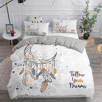 Modern Bohemian Printed Girl's Soft Down Quilt Cover - Stylish and Cozy Bedding Option - Lusy Store LLC