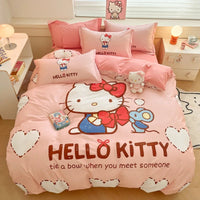 My Melody Duvet Cover Quilt Cover Cartoon Dormitory Bedroom Decoration Teens Girl - Lusy Store LLC