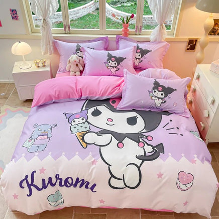 My Melody Duvet Cover Quilt Cover Cartoon Dormitory Bedroom Decoration Teens Girl - Lusy Store LLC