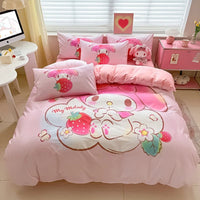 My Melody Duvet Cover Soft and Comfortable Boys and Girls Holiday Gifts for College Students Dormitory Bedroom - Lusy Store LLC