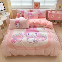 My Melody Duvet Cover Soft and Comfortable Boys and Girls Holiday Gifts for College Students Dormitory Bedroom - Lusy Store LLC