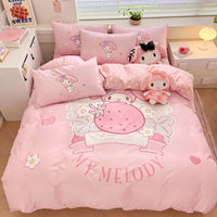 My Melody Duvet Cover Soft and Comfortable Boys and Girls Holiday Gifts for College Students Dormitory Bedroom - Lusy Store LLC