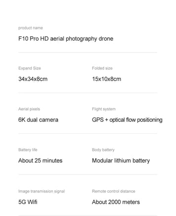 Drone 6K HD Dual Camera - Lusy Store LLC 