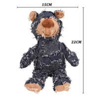 Patchwork Cute Bear Pet Plush Toys - Lusy Store LLC