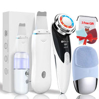 4+3 Kit Ultrasonic Skin Scrubber - Lusy Store LLC 