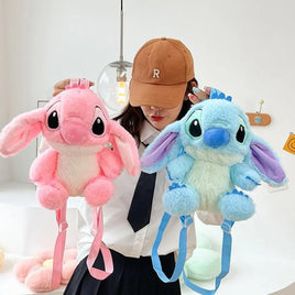 Plush Backpack - Cute Stitch Doll Shoulder Bag for Kids, Perfect for School, Kindergarten Gifts - Lusy Store LLC