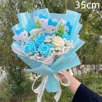 Plush Dolls Flower Bouquet - Lusy Store LLC