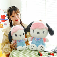 Pochacco Plush Kawaii Cute Cartoon Animal Plush Stuffed Soft Sleeping Pillow Gift - Lusy Store LLC