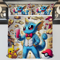 Pokemon Bedding Funny Rich Nidoqueen Bed Linen For Bedroom - Bedding Set & Quilt Set - Lusy Store LLC