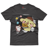 Pompompurin t shirt - Cute funny graphic tees - Unisex novelty cotton t shirt - Lusy Store LLC