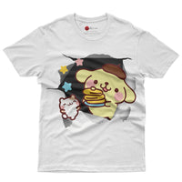 Pompompurin t shirt - Cute funny graphic tees - Unisex novelty cotton t shirt - Lusy Store LLC