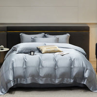 Premium Quality Solid Color 100% Lyocell Tencel Four - piece Bedding Set - Lusy Store LLC