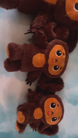 Monkey Plush Toy – Soft Big-Eyed Cheburashka Stuffed Doll, 7"/9" – Lusy Store