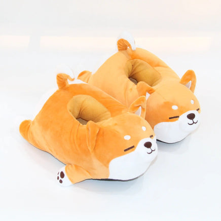 Puppy Home Plush Slippers - Lusy Store LLC