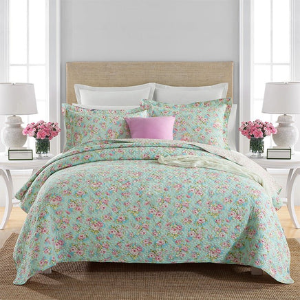 Pure Cotton Summer Cooling Duvet Bedspread Set - Breathable and Airable Cover - Three - piece Set - Lusy Store LLC