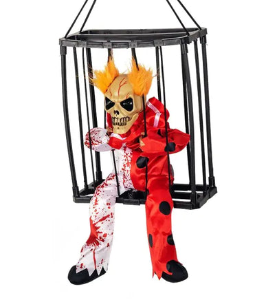 Halloween Glow Cage Ghost - Lusy Store LLC 