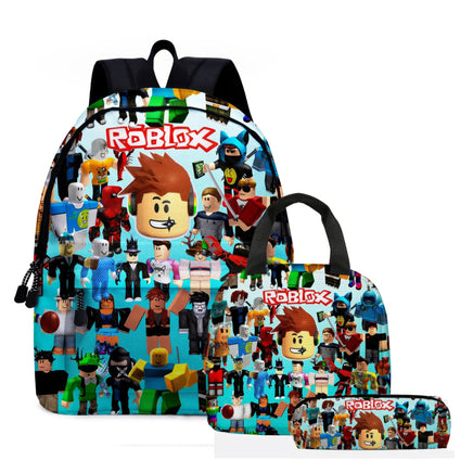 Roblox Backpack Cross - border Game Primary and Secondary Schoolbag - Lusy Store LLC