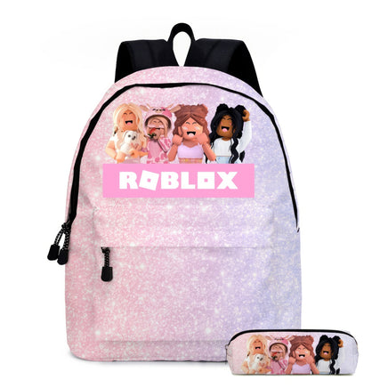 Roblox Backpack Cross - border Game Primary and Secondary Schoolbag - Lusy Store LLC