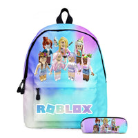 Roblox Backpack Cross - border Game Primary and Secondary Schoolbag - Lusy Store LLC