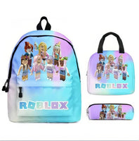 Roblox Backpack Cross - border Game Primary and Secondary Schoolbag - Lusy Store LLC