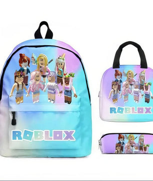 Roblox Backpack Cross - border Game Primary and Secondary Schoolbag - Lusy Store LLC
