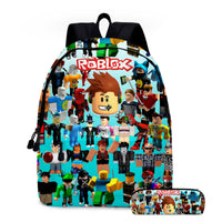 Roblox Backpack Cross - border Game Primary and Secondary Schoolbag - Lusy Store LLC