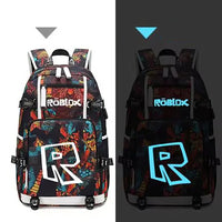 Roblox Backpack Student Schoolbag Computer Bag Gift for Girls Kids Boys - Lusy Store LLC