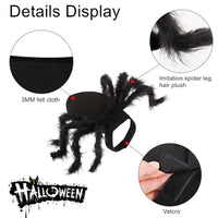 Halloween Spider Costume for Pets - Lusy Store LLC 