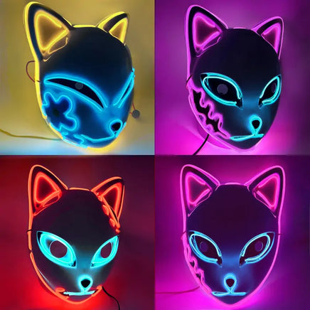 Halloween LED Cat Mask - Lusy Store LLC 