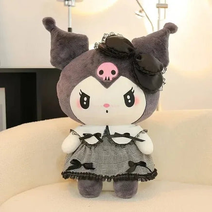 Sanrio Black Kuromi My Melody Plush Dolls - Lusy Store LLC