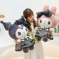 Sanrio Black Kuromi My Melody Plush Dolls - Lusy Store LLC