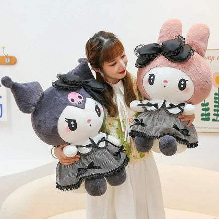 Sanrio Black Kuromi My Melody Plush Dolls - Lusy Store LLC