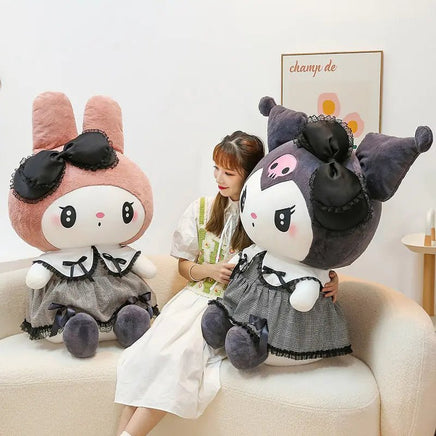 Sanrio Black Kuromi My Melody Plush Dolls - Lusy Store LLC