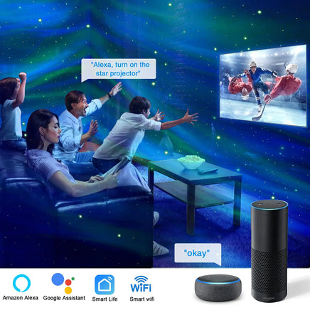 Aurora Galaxy Projector with Bluetooth - Lusy Store LLC 