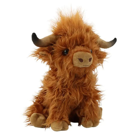 Simulation Highland Cow Plush Toy - Lusy Store LLC